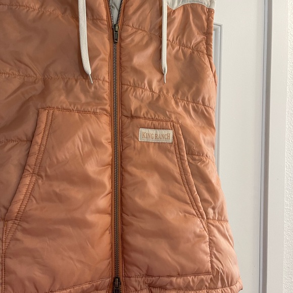 King Ranch Colorblock Western Puff Vest - Picture 4 of 8